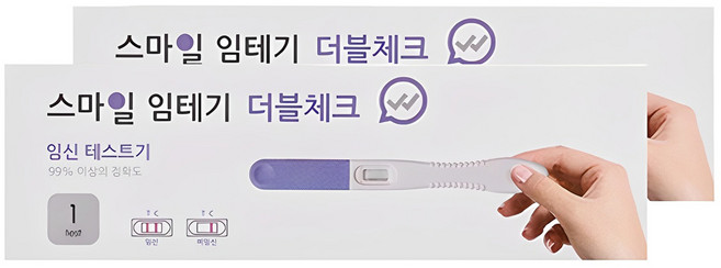 스마일랩 더블체크 임신테스트기, 1개입, 2개
