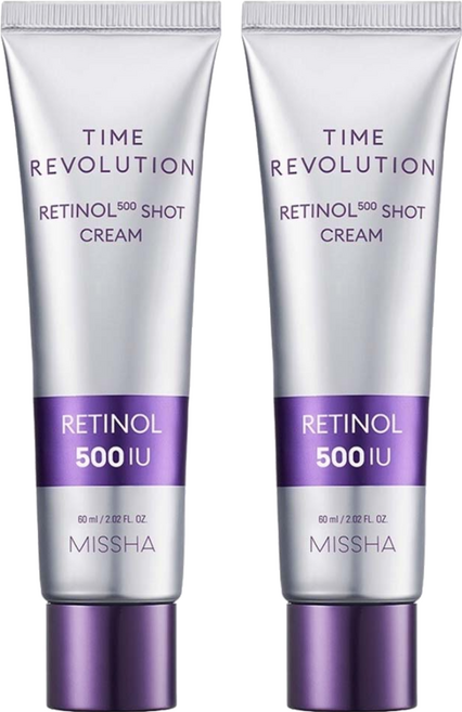 MISSHA 逆轉時光 500shot面霜, 60ml, 2條