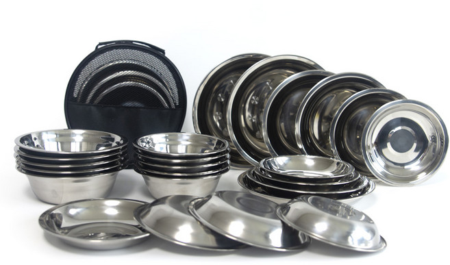 시샘 플렉스 캠핑식기, 1세트, 식기 25p