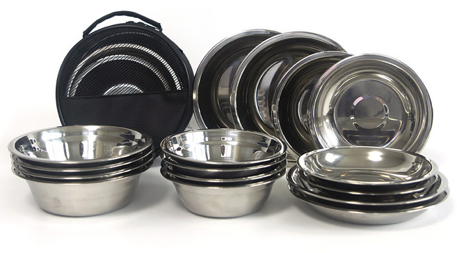 시샘 플렉스 캠핑식기, 1세트, 식기 17p