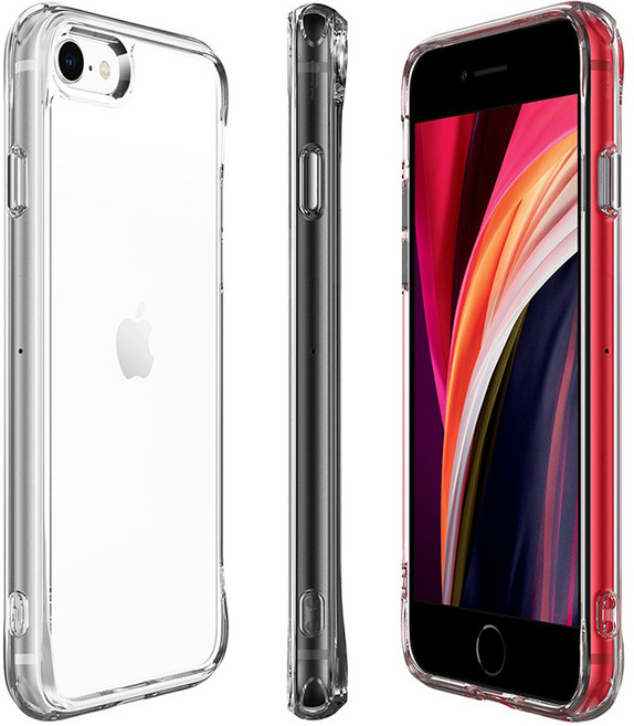 슈퍼디비전 카메라보호 프레임 클리어 휴대폰 케이스