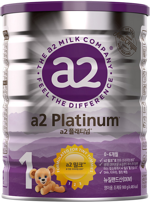 에이투밀크 a2플래티넘 단백질 분유 1단계, 900g, 1개