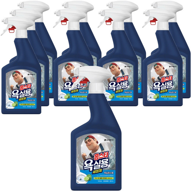 홈스타 욕실용 세정제 라임바질향, 900ml, 10개