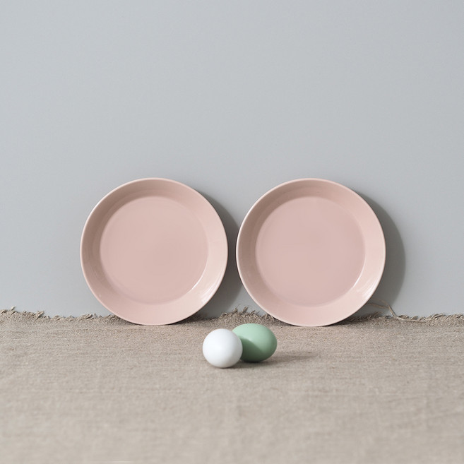 보울보울 어반데일리 디저트플레이트, 쉬폰핑크, 2개, 단품