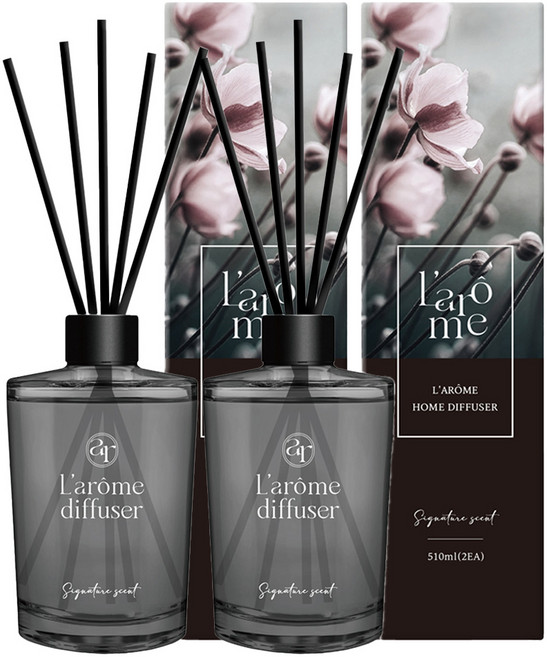 더허브샵 라홈 디퓨저, 호텔우드, 510ml, 4개