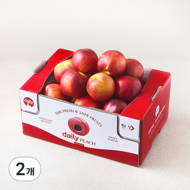 옹골찬 GAP 경산 천도복숭아, 2kg, 2개
