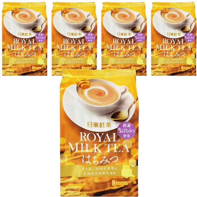 日東紅茶 蜂蜜奶茶, 13.5g, 8條, 5袋
