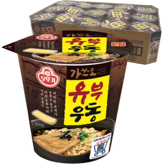 오뚜기 가쓰오 유부 우동 컵, 15개