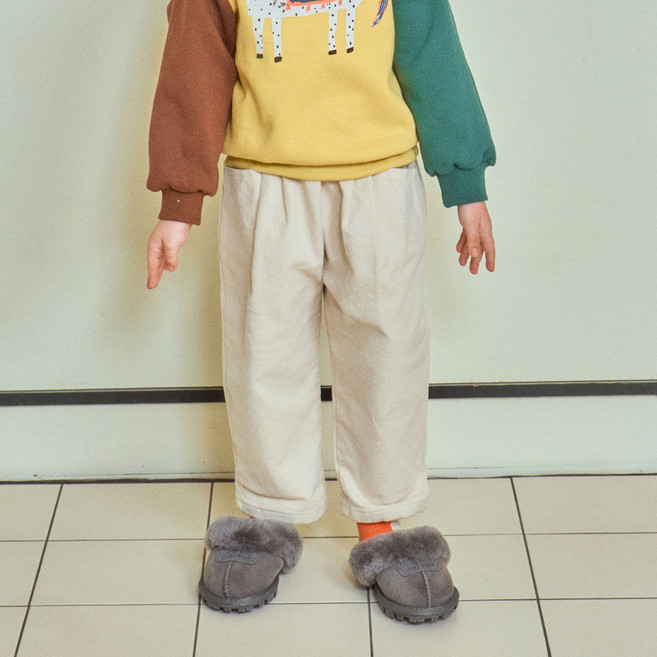 퍼스트블루 아동용 방방 주름 포켓 바지