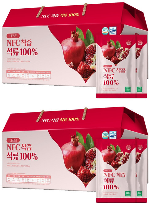 더존건강 더조은 NFC착즙 석류 100, 70ml