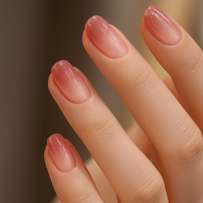 잇템샵 네일팁 그라데이션 컬렉션 숏 롱 디자인, 글림더스트, 1개