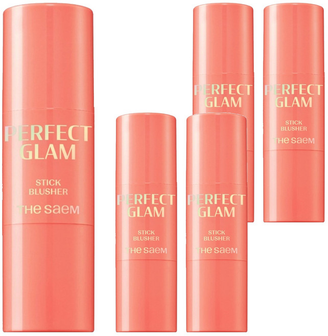 퍼펙트 글램 스틱 블러셔 6g, 5개, CR01 애프리콧 밀크