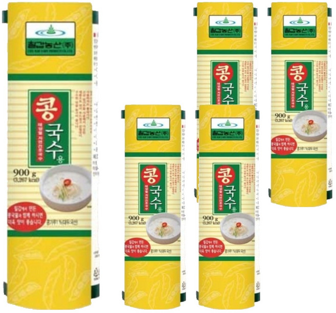 칠갑농산 콩국수용 국수, 900g, 5개