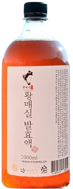 하동권여사 황매실 발효액, 1L, 1개