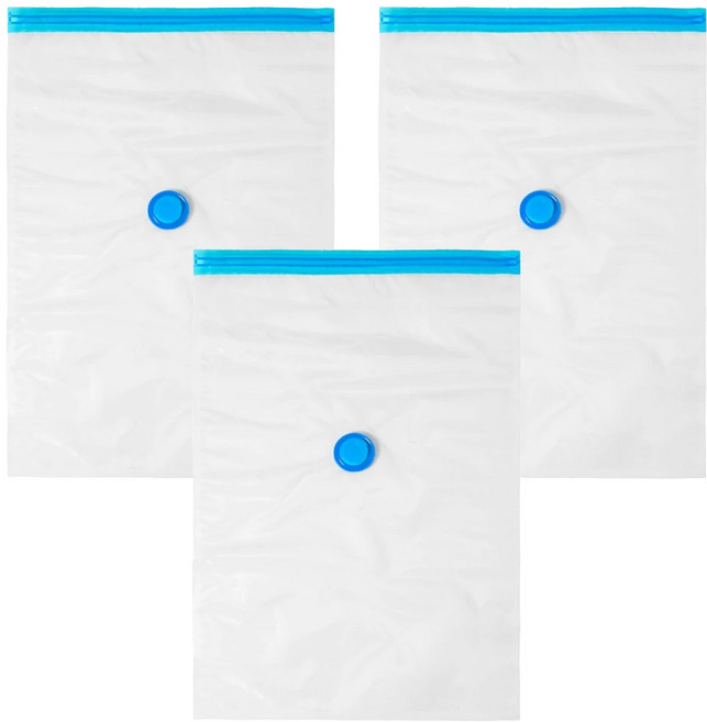 免抽氣真空壓縮袋, 3個裝, 1組