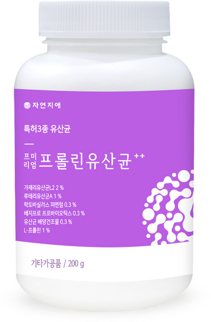 자연지애 프리미엄 프롤린 유산균, 1개, 200g