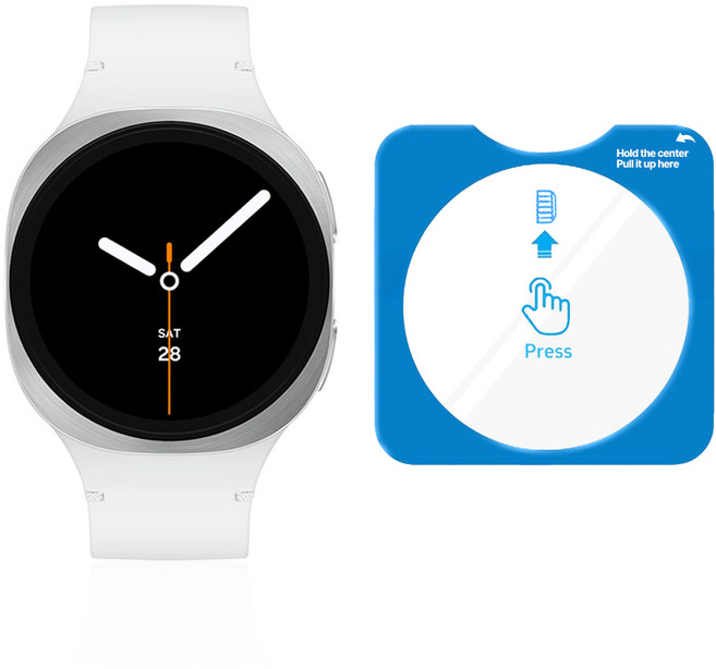 클로버나인 클로버원터치 강화유리 고화질 투명 풀커버 액정보호 필름 1P, 1세트