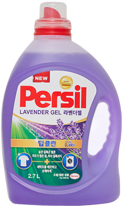 퍼실 딥클린 라벤더젤 플러스 액상세제 라벤더코튼향 본품, 2.7L, 1개입, 1개