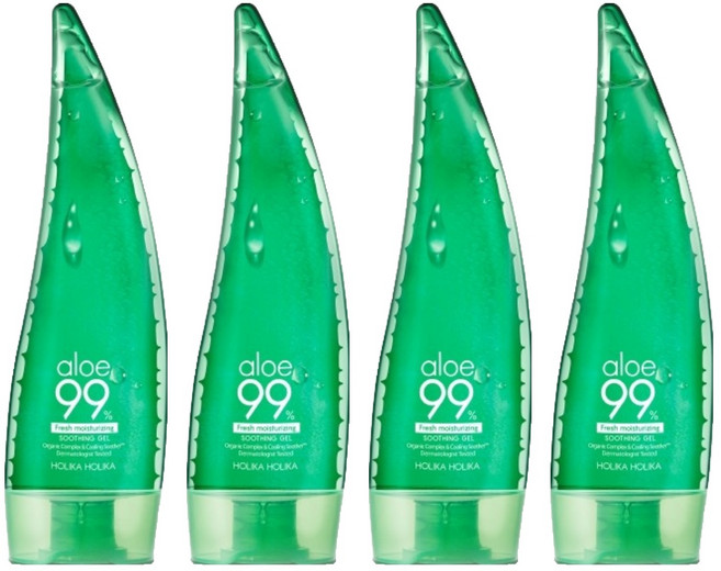 홀리카홀리카 알로에 99% 수딩젤, 55ml, 4개
