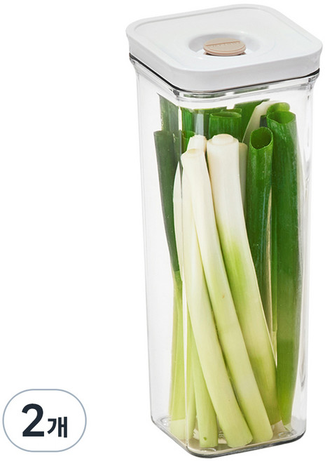 로이첸 아이바큠 진공용기 슈퍼하이 1.8L, 2개, 단품