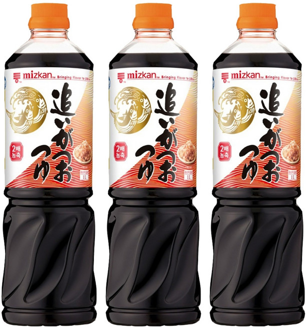 미즈칸 농축 쯔유, 1L, 3개