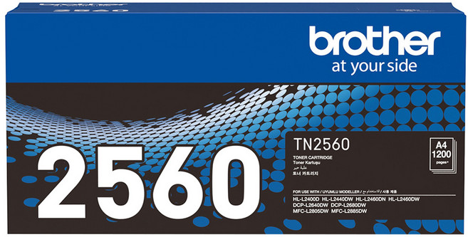 brother 兄弟牌 原廠碳粉匣 TN-2560, 黑色, 1個