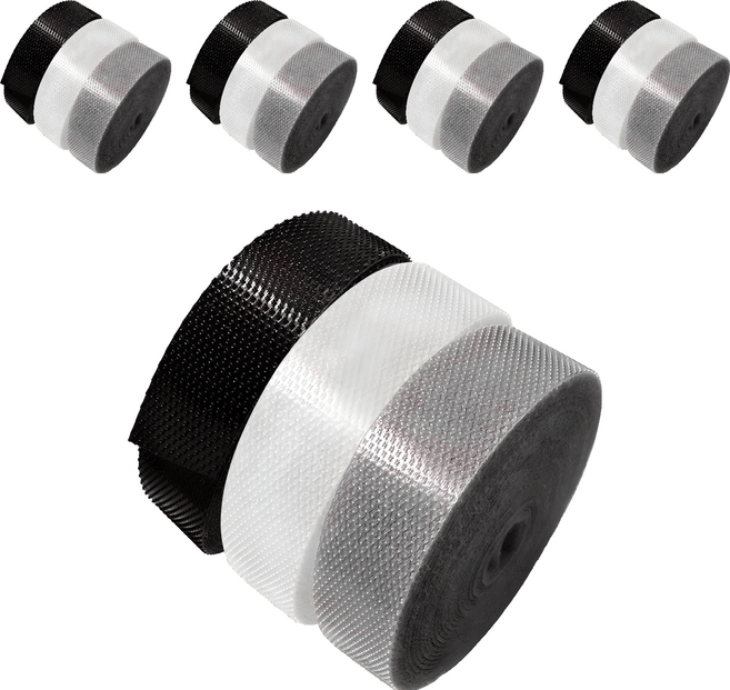 엔더 벨크로 케이블 타이 3종 세트, 5개, 블랙 + 화이트 + 그레이