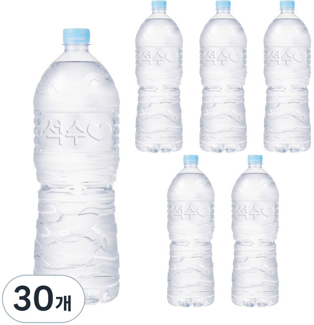 석수 무라벨 생수, 2L, 30개