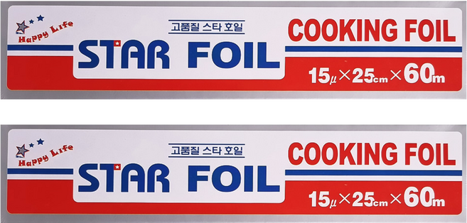 STAR FOIL 烹飪用鋁箔紙, 265mm, 2入