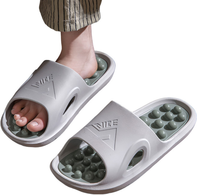 올데잇 부드러운 발바닥 지압 슬리퍼 270~280mm, 1개, 그레이