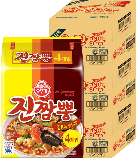 오뚜기 진짬뽕 130g, 96개