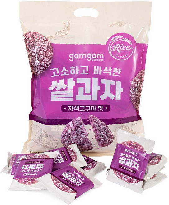 곰곰 쌀과자 자색고구마맛, 297g, 1개