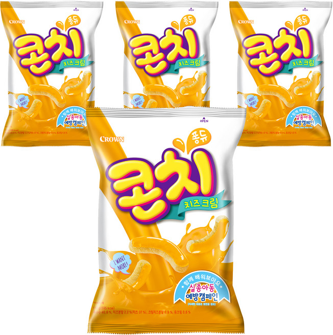 콘치 치즈크림, 110g, 4개