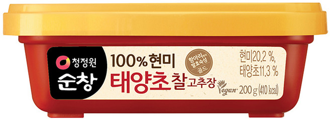 청정원 순창 태양초 찰고추장, 200g, 1개