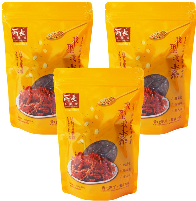 所長茶葉蛋 回甘素香絲, 100g, 3包
