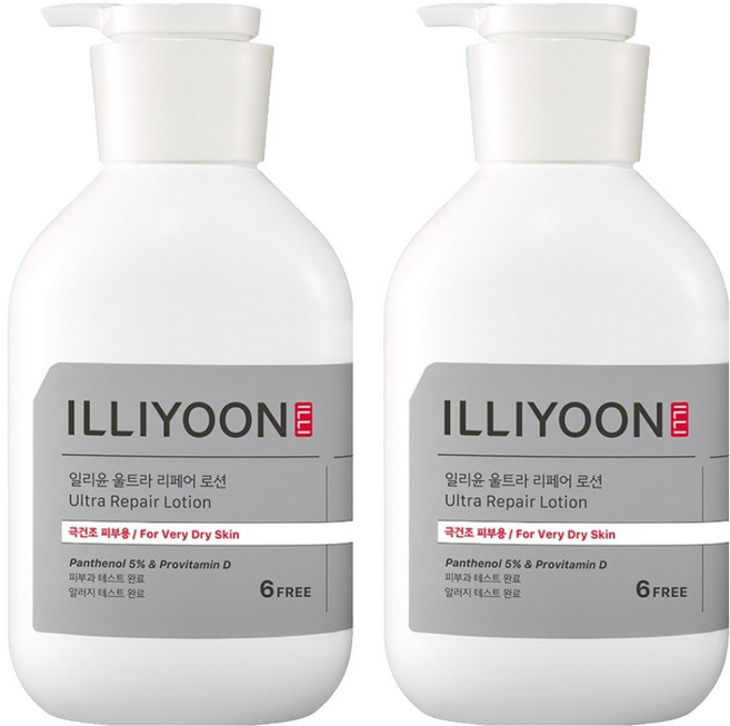 일리윤 울트라 리페어 바디로션, 528ml, 2개