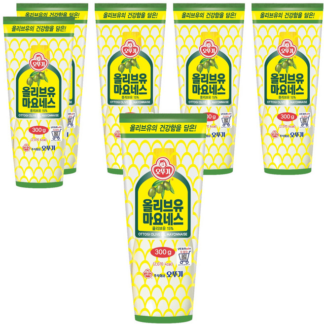 오뚜기 올리브유마요네즈, 300g, 6개