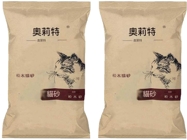 AOLITE 奧利特 天然松木貓砂, 2個, 15kg, 松木香