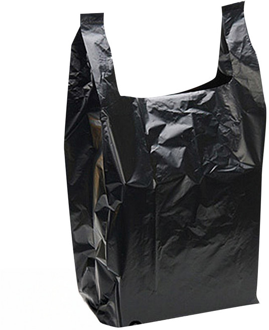 LIVENS 手提塑膠袋 5號 黑色, 25L, 200個