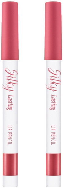 미샤 실키래스팅 립 펜슬 0.25g, 엔젤칙스, 2개