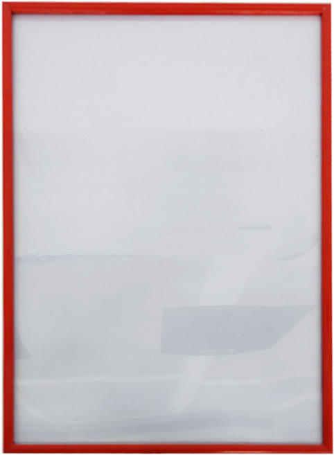 HUNDRED PICTURES 百耘圖 300P鋁框 鋁鋅材質, 鮮紅色, 1個