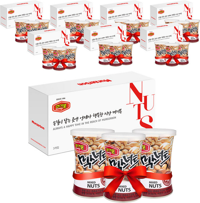 머거본 믹스너트, 135g, 24개