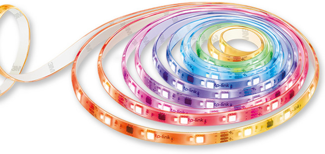 티피링크 스마트 WiFi 멀티 컬러 RGBWIC LED 스트립 조명 13W L930-5, 백색, 1개
