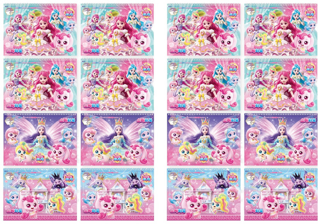 프린세스 캐치티니핑 시즌6 뜯어쓰는 리갈 스케치북 3종 세트, 8절, 16권, 20매