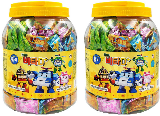 로보카폴리 NEW 비타 D+, 500정, 2개