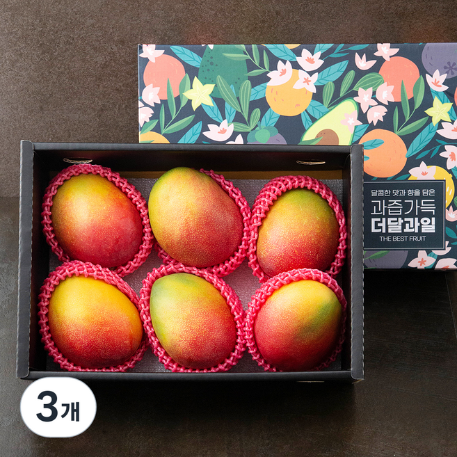 더달 달콤가득 페루애플망고 선물세트, 2.3kg(6입), 3개