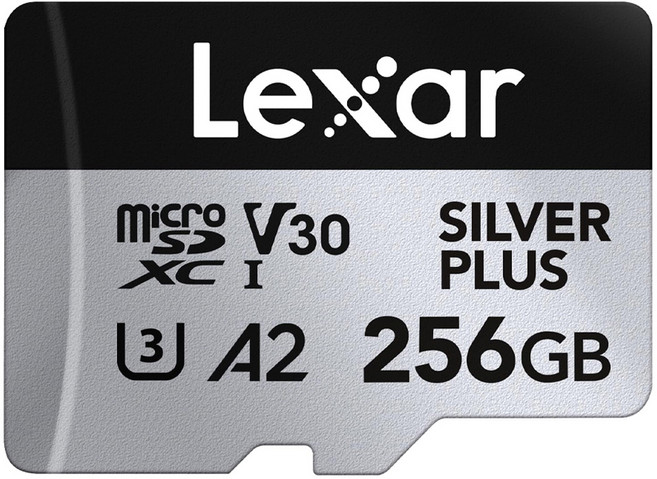 Lexar 雷克沙 Silver Plus MicroSDXC UHS-I(U3) A2 記憶卡, 256GB, 1個