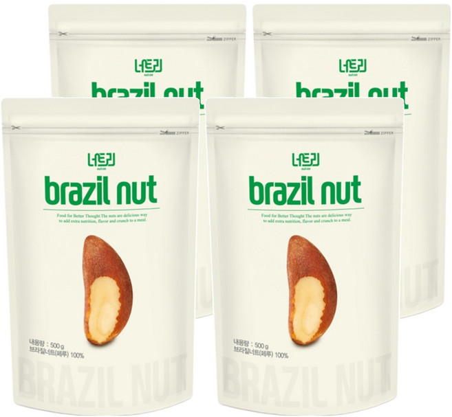 Nutree 巴西堅果, 500g, 4包