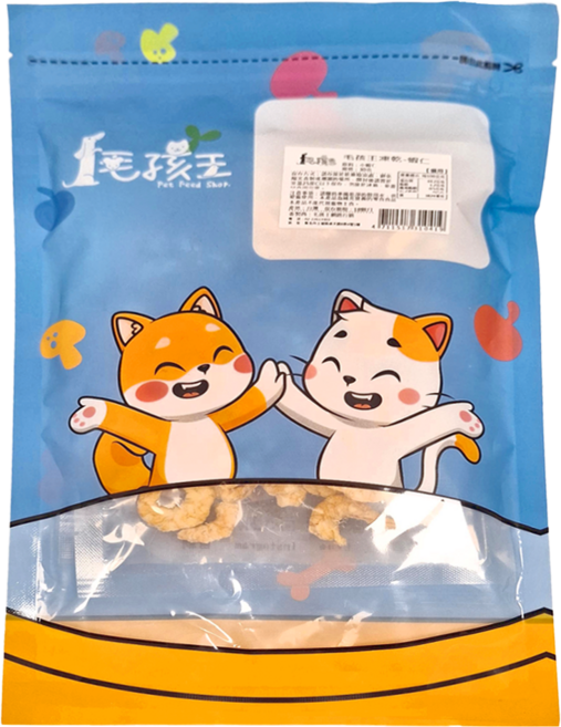 Pet Feed Shop 毛孩王 凍乾零食 貓用, 蝦仁, 30g, 1包