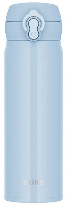 THERMOS 膳魔師 不鏽鋼保溫瓶 輕量約210g 食洗機對應型號, 淺藍色, 500ml, 1個